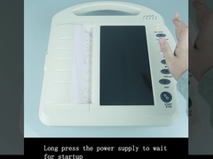 LCD/LED медицинская ЭКГ-машина с несколькими проводами USB / Bluetooth / WiFi передача данных