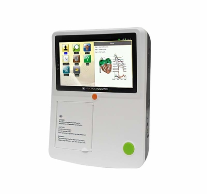 Цифровая больничная электрокардиографная ЭКГ-машина 12 лидеров с анализатором