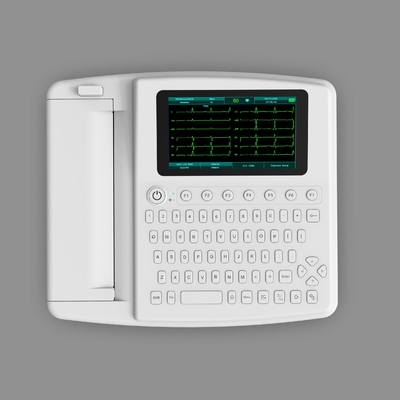 Машина электрокардиограммы EKG больницы полной клавиатуры с принтером
