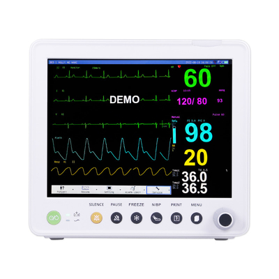 12 монитор Multi параметра медицинского оборудования ICU ветеринара экрана касания цвета дюйма терпеливый