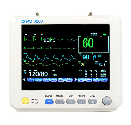 Уход за больным монитор 7 показателей жизненно важных функций Multiparameters дюйма для аварийной ситуации больницы