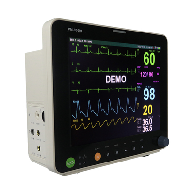 Монитор монитора ICU параметра RESP ECG NIBP 6 терпеливый сердечный 12,1 дюйма