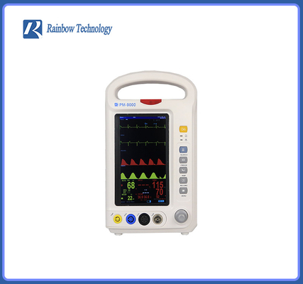 Медицинские параметры терпеливого монитора 6 показателя жизненно важных функций уход за больным 7 дюймов для больницы