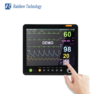 Multi монитор ухода за пациентом экрана касания монитора показателей жизненно важных функций параметра 100VAC-240VAC