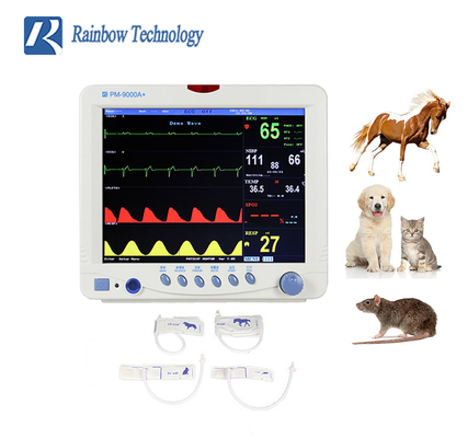 Монитор портативного Multi параметра клиники ветеринарный терпеливый Handheld для любимца собаки