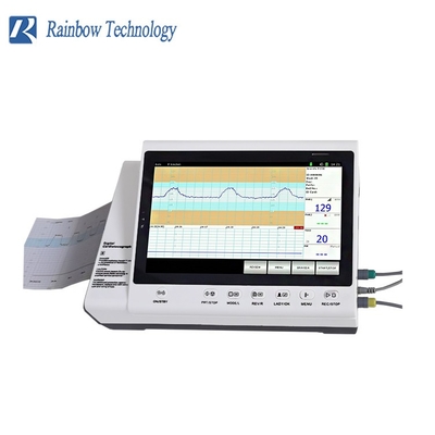 3 машина Cardiotocography монитора тарифа сердца близнецов CTG параметров фетальная с принтером