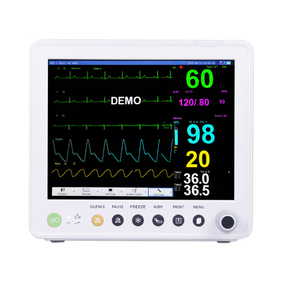 12 монитор терпения руководства ECG ветеринарный для оборудования медицинской клиники ветеринара