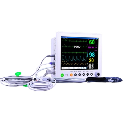 12 монитор терпения руководства ECG ветеринарный для оборудования медицинской клиники ветеринара