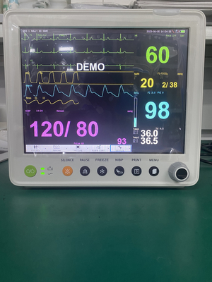 Монитор 12,1 дюймов оборудования больницы медицинский терпеливый с Multiparameters СО2