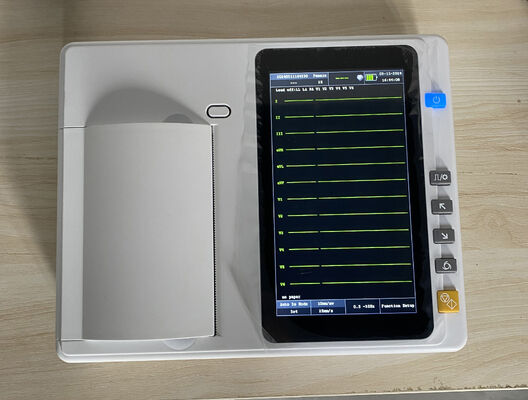 Профессиональный медицинский цифровой 6-канальный электрокардиограф с высокой точностью и простотой эксплуатации