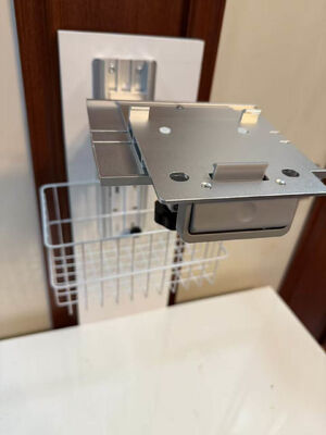 Высота регулируемый белый стенный кронштейн для пациента монитор в больничном отделении