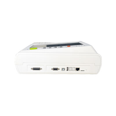 Портативный 12-канальный аппарат ЭКГ с 10-дюймовым сенсорным экраном для больниц и клиник