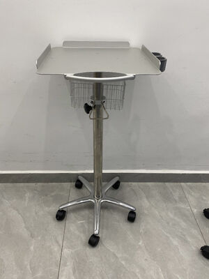 Современная металлическая тележка для монитора пациента с услугой OEM для больничного и клинического оборудования