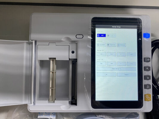 Цифровой 6-канальный ЭКГ-аппарат с 7-дюймовым сенсорным экраном и термопринтером для больниц и клиник